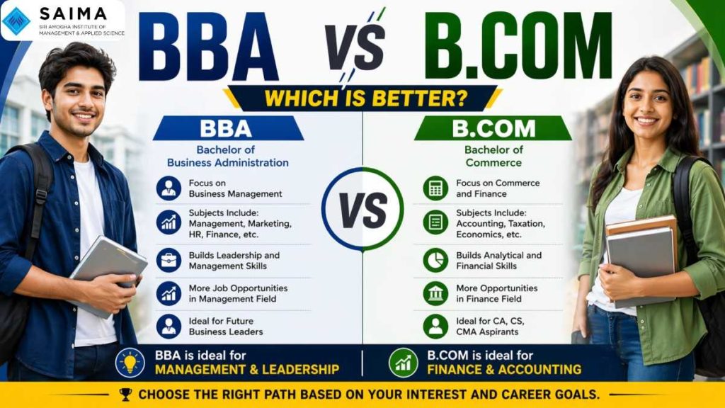 BBA vs BCom Which Is Better ? Salary, Scope & Career | 2026